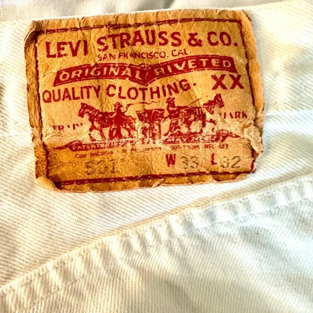 Levi’s 501 Jeans Year 2006 Waist 33X31 Made in Mexico Vintage